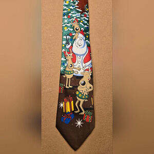Nwot mens Christmas  dress tie